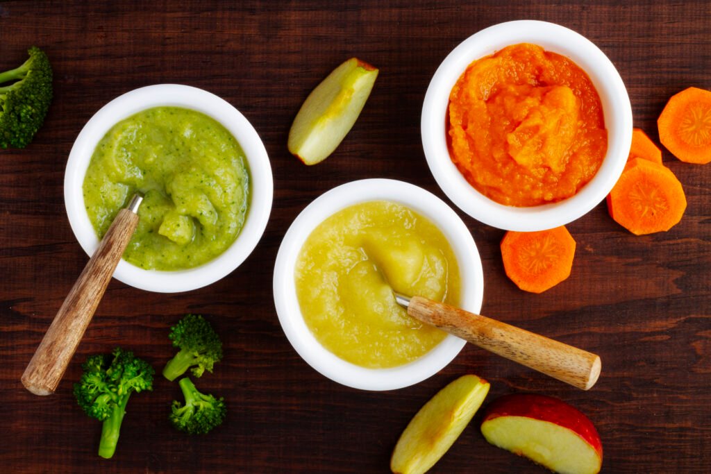 cardápio semanal para bebês